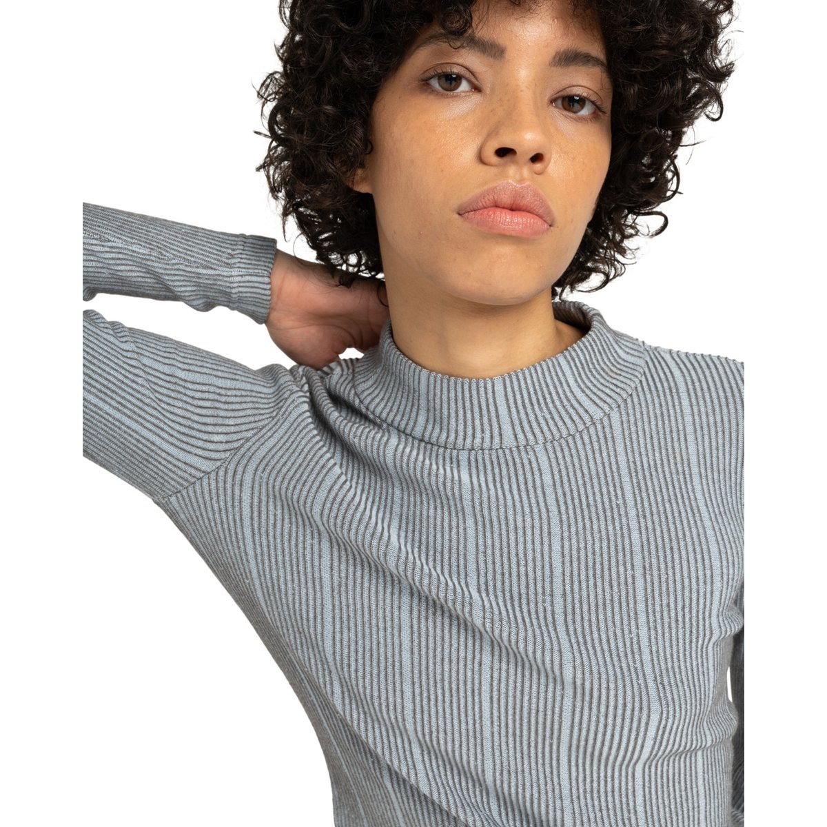 T-shirt manches longues ROLL NECK W bleu forget me not, ELEMENT
