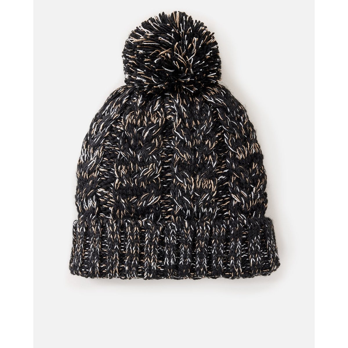 Bonnet CLASSIC REG POM POM black, RIP CURL