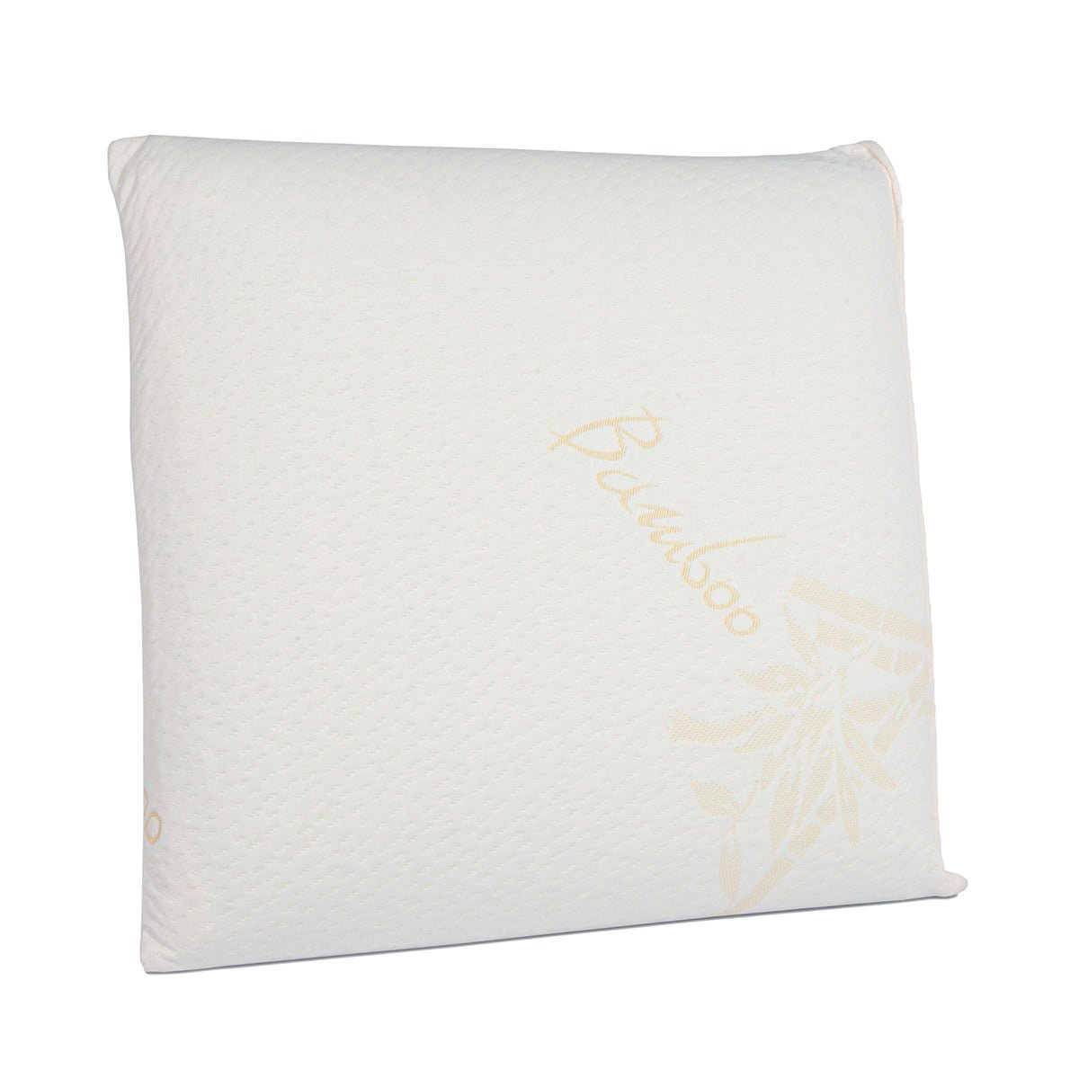 Oreiller ergonomique Bamboo - Mémoire de forme - Soulage les cervicales - Housse bambou anti-acariens - 13 cm d'épaisseur blanc, BELLECOUR