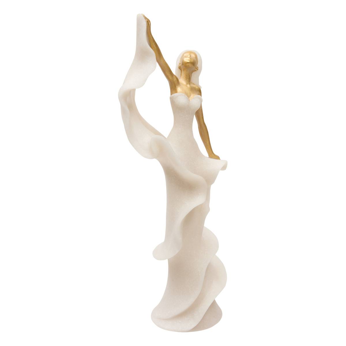 Femme dansante déco Casey H.35cm blanc modèle b, ATMOSPHERA