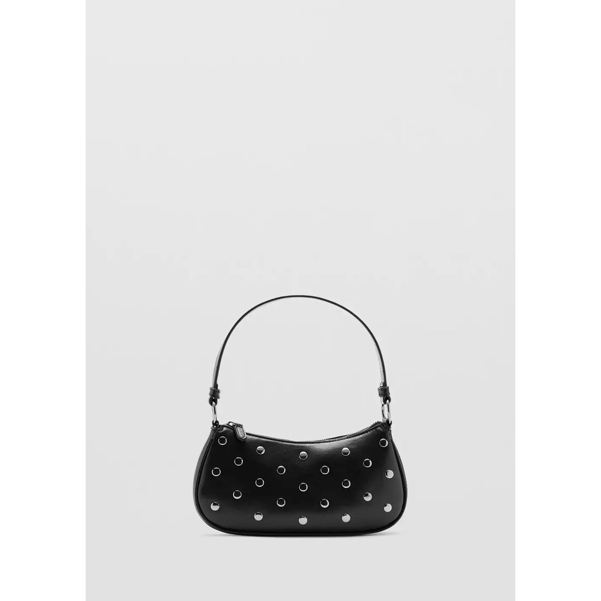 Sac porté épaule clouté noir, MANGO TEEN