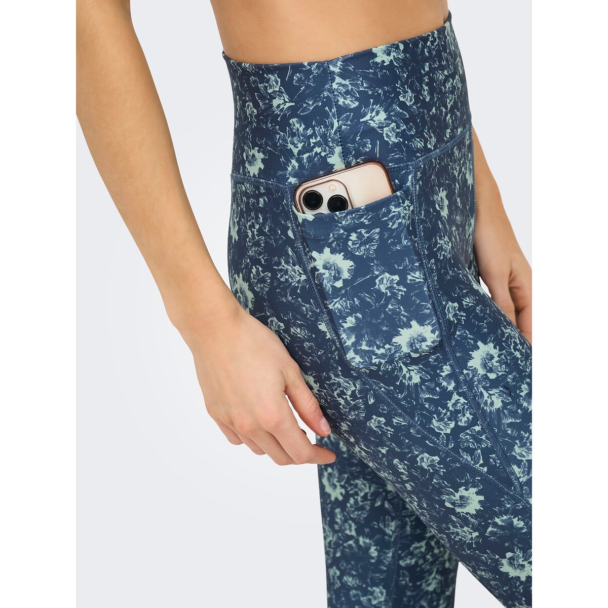 Printed Sports Leggings blue print, ONLY PLAY