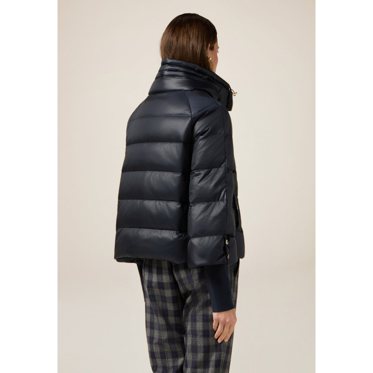 Veste matelassée courte bleu, OLTRE