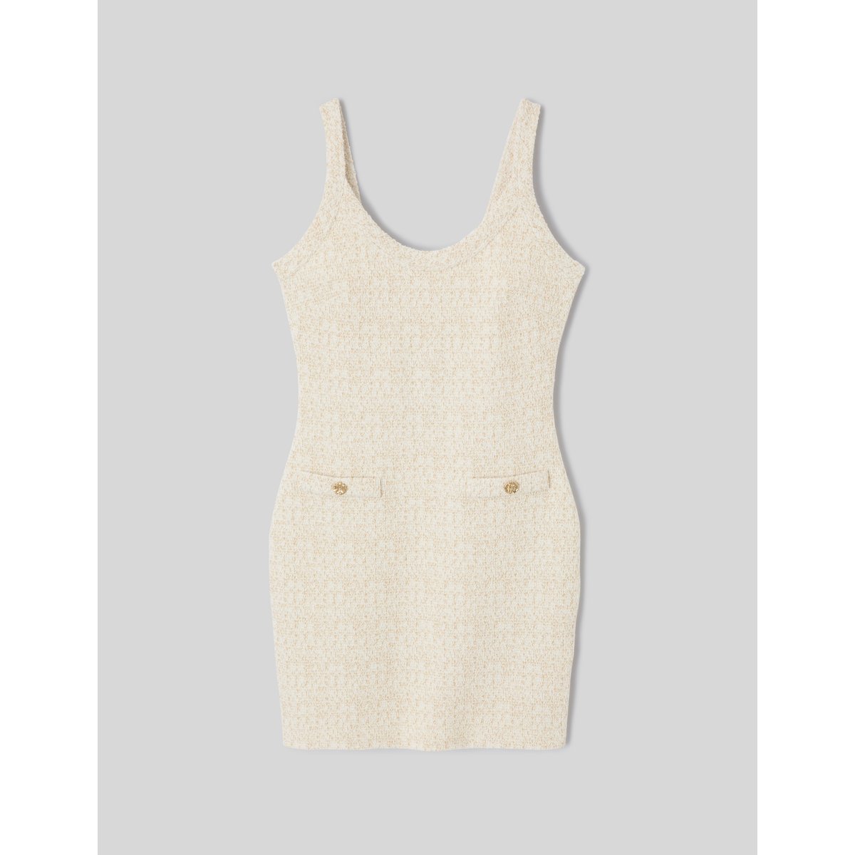 Robe en maille naturel, BZB