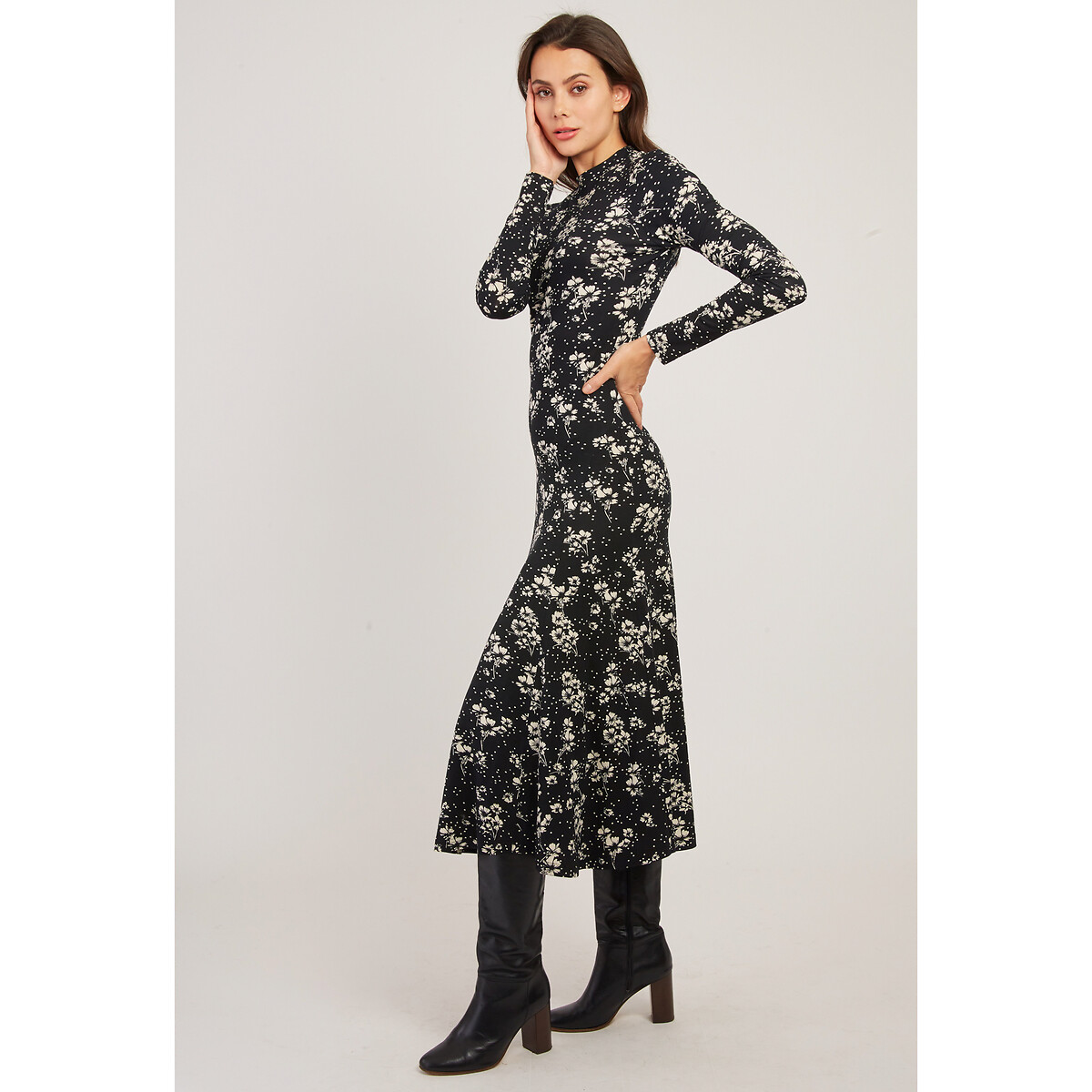 Belvedere Floral Midi Dress 90006527, DERHY