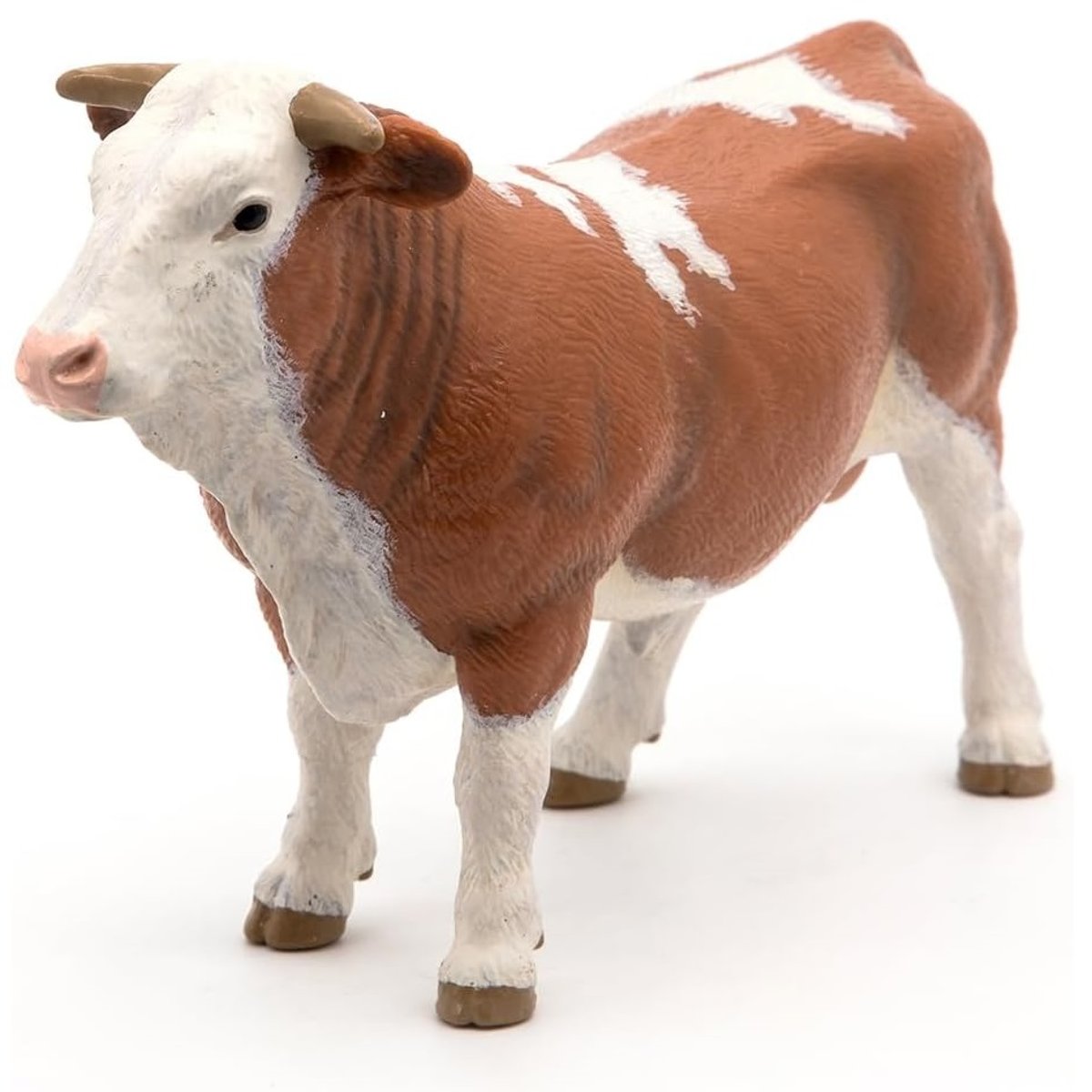 Figurine Taureau simmental marron, PAPO