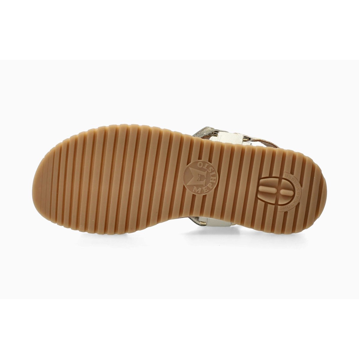 Sandales en cuir JEANIE jaune gold 5148, MEPHISTO
