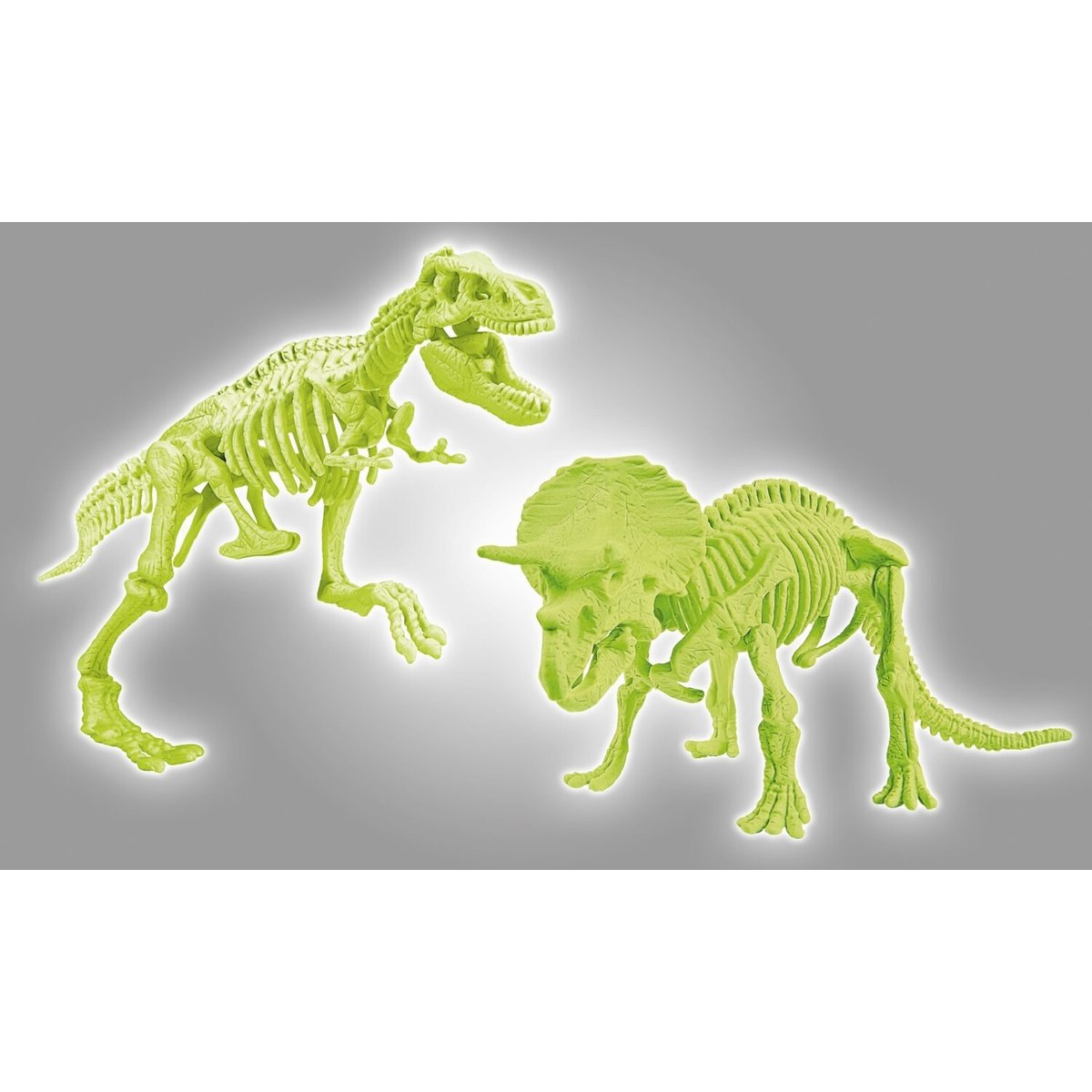 Archéo ludic - t-rex & tricératops couleur unique, CLEMENTONI