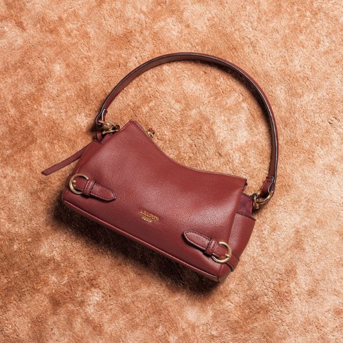 Sac porté épaule Tobi bordeaux,doré, LOLLIPOPS