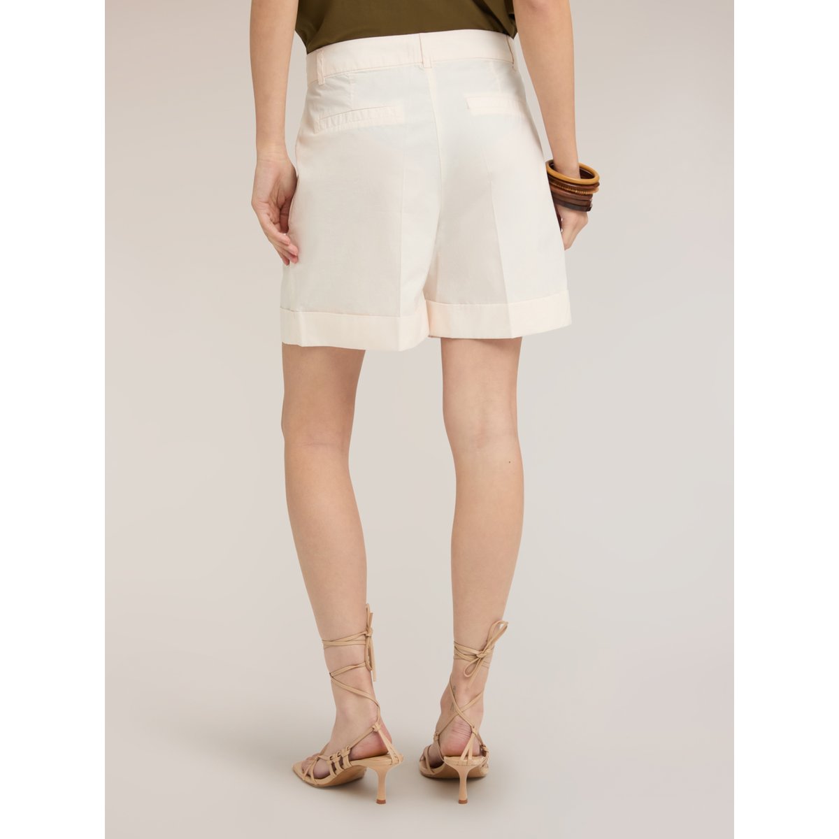 Short taille haute blanc, MOTIVI