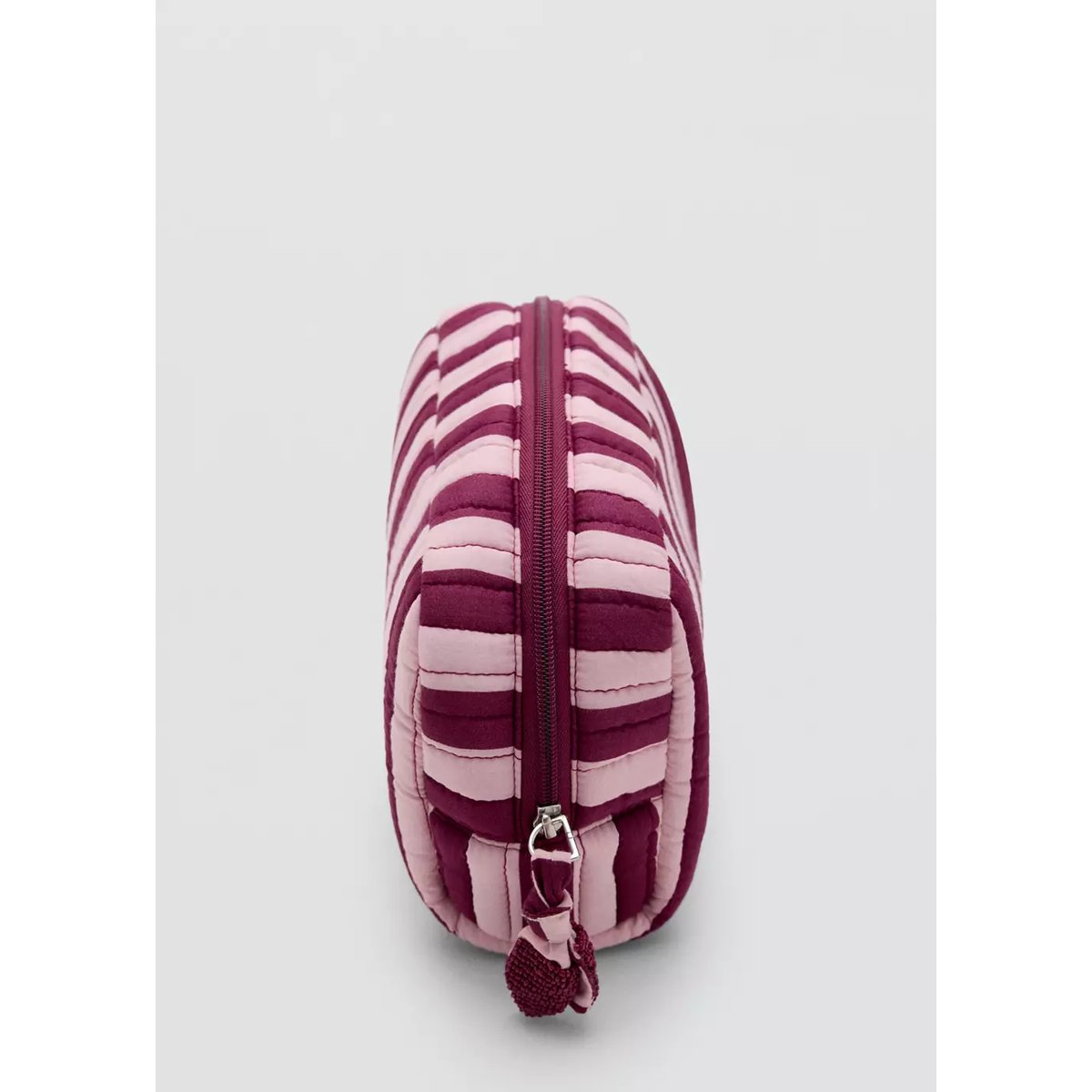 Trousse de toilette imprimée rayures rose, MANGO TEEN