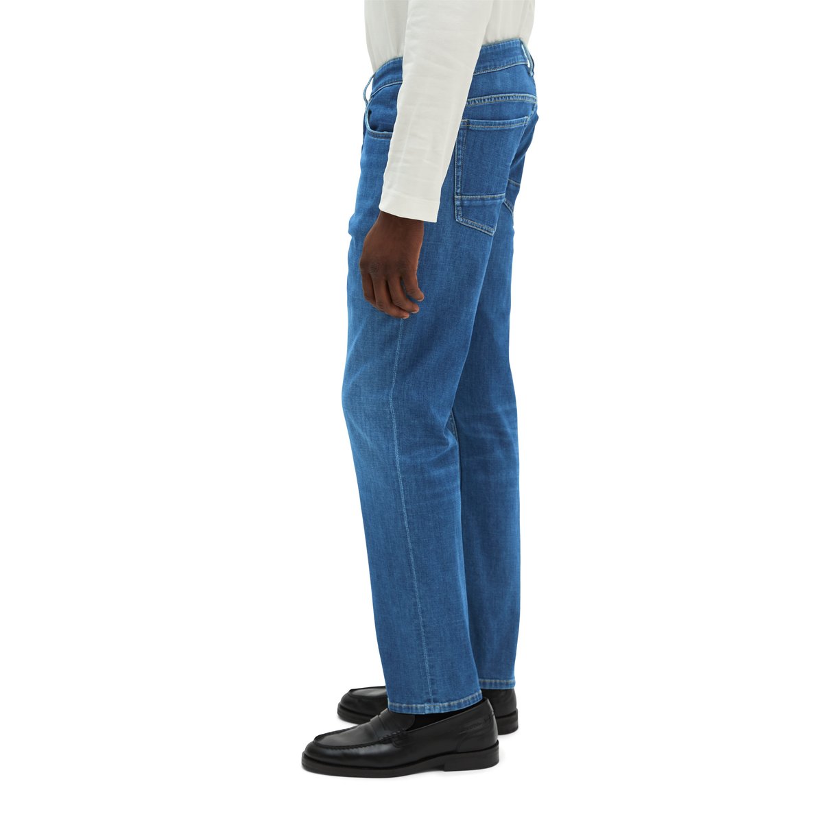 Jeans modèle Kemi regular en denim doux au toucher cashmere bleu foncé, MARC O'POLO