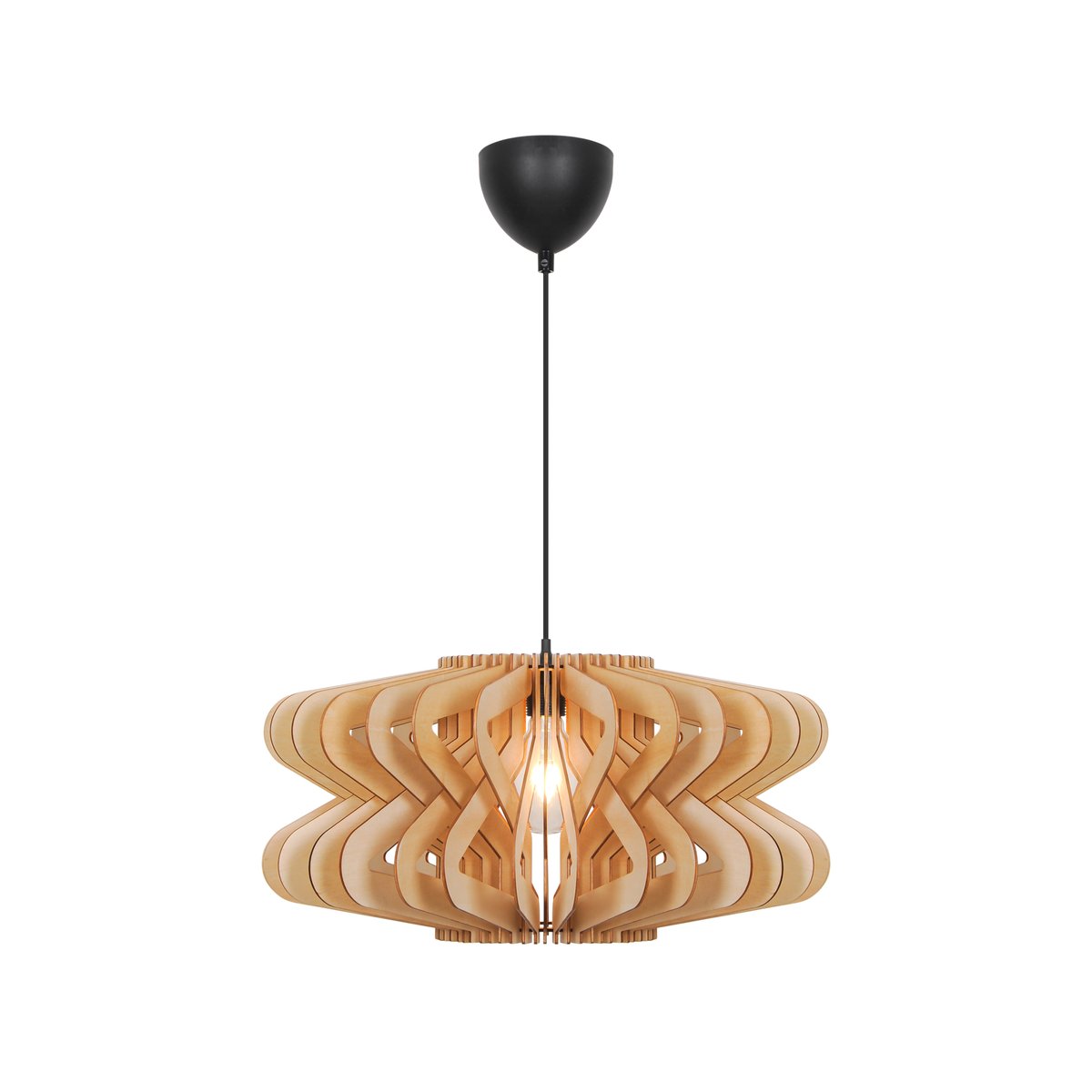 Suspension deux designs en un - structure en bois, MANAGO nature (marron), NORDLUX