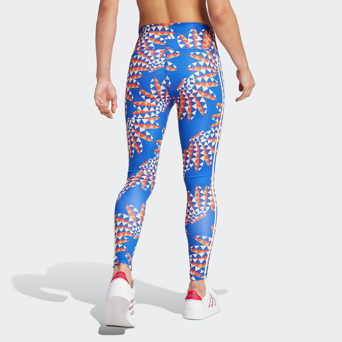 Legging graphique Farm Rio bleu/orange, adidas Performance