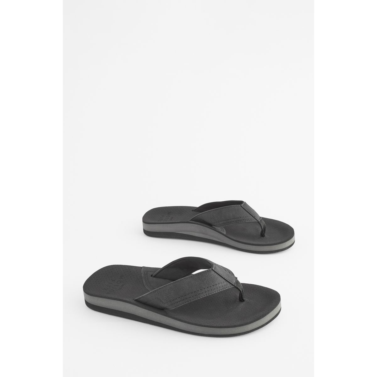 Tongs coupe classique noir, NEXT