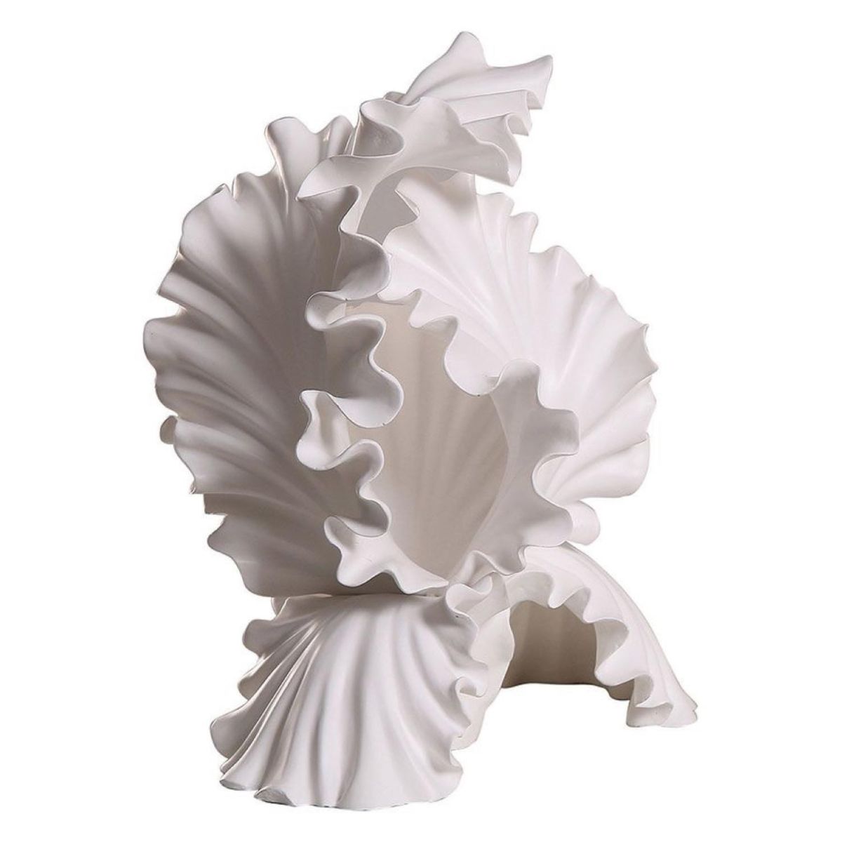Statue fleur blanche - CHARME blanc, INTERIOR'S