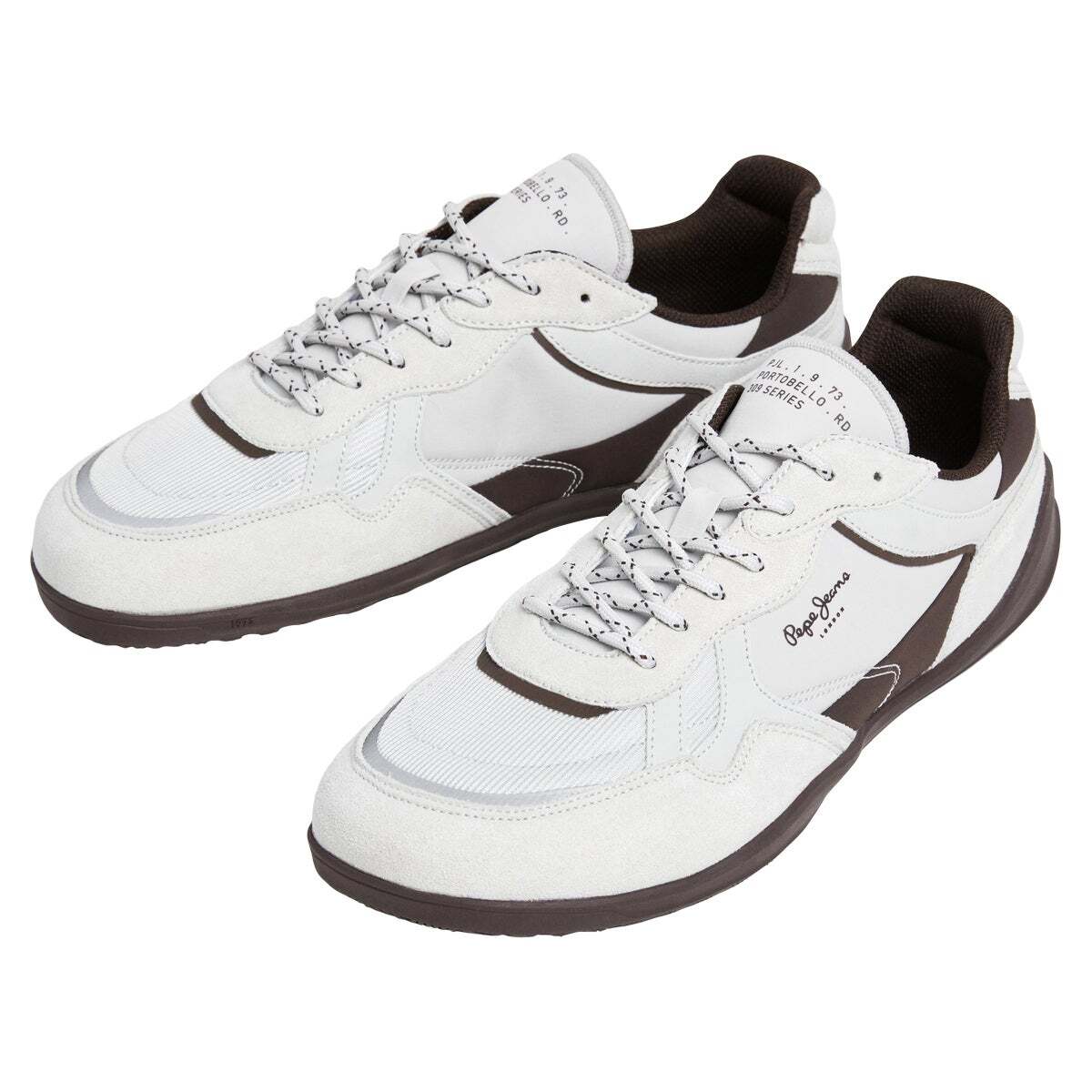 Savile - Baskets Combinées gris nacré, PEPE JEANS