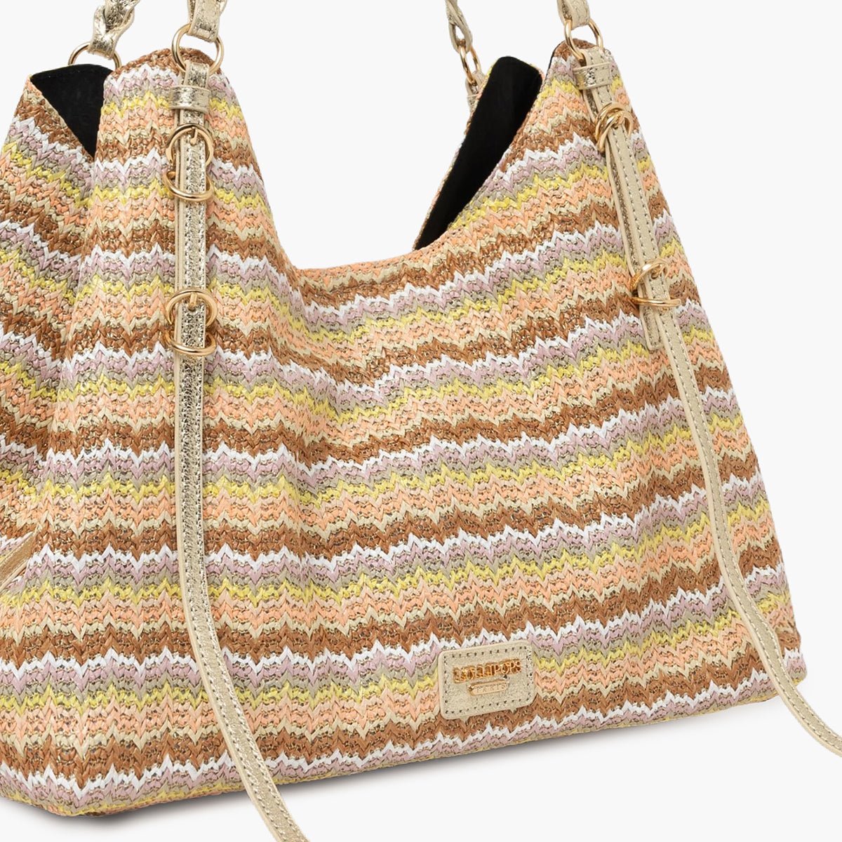 Grand sac shopper  S-Ringo orange, LOLLIPOPS