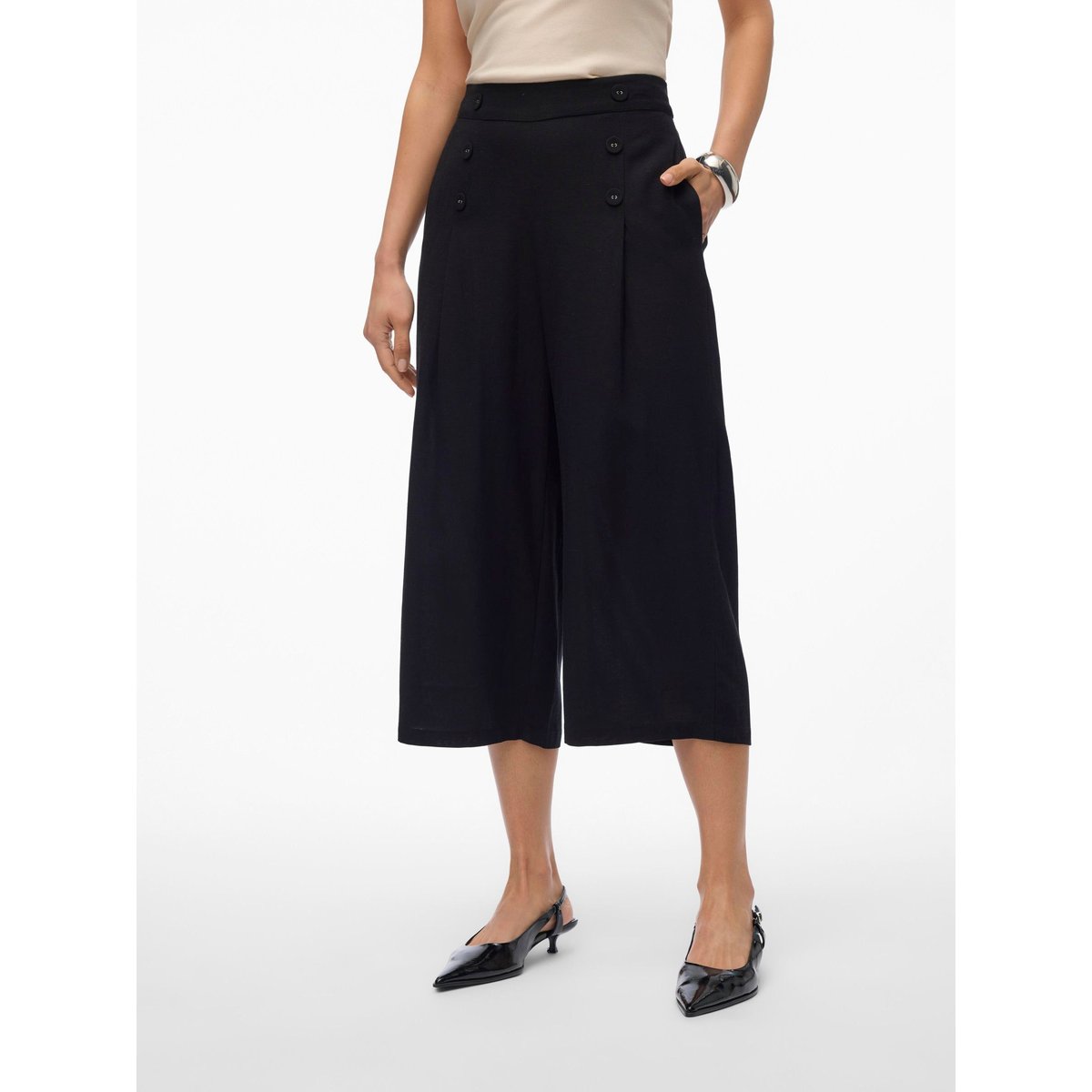 Jupe Culotte noire - black, VERO MODA