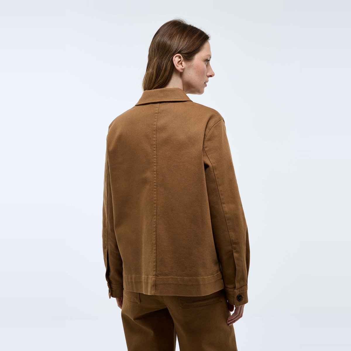 Veste courte contenant du coton gabardine, MONOPRIX