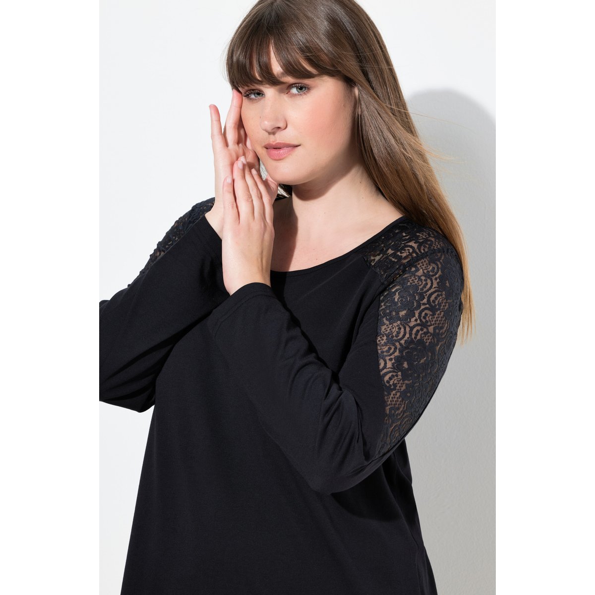 Pyjama avec dentelle noir, ULLA POPKEN
