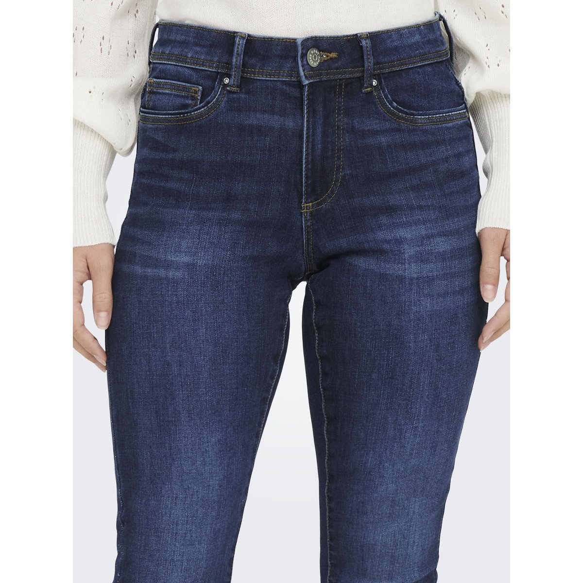 Jean Skinny dark blue denim, ONLY