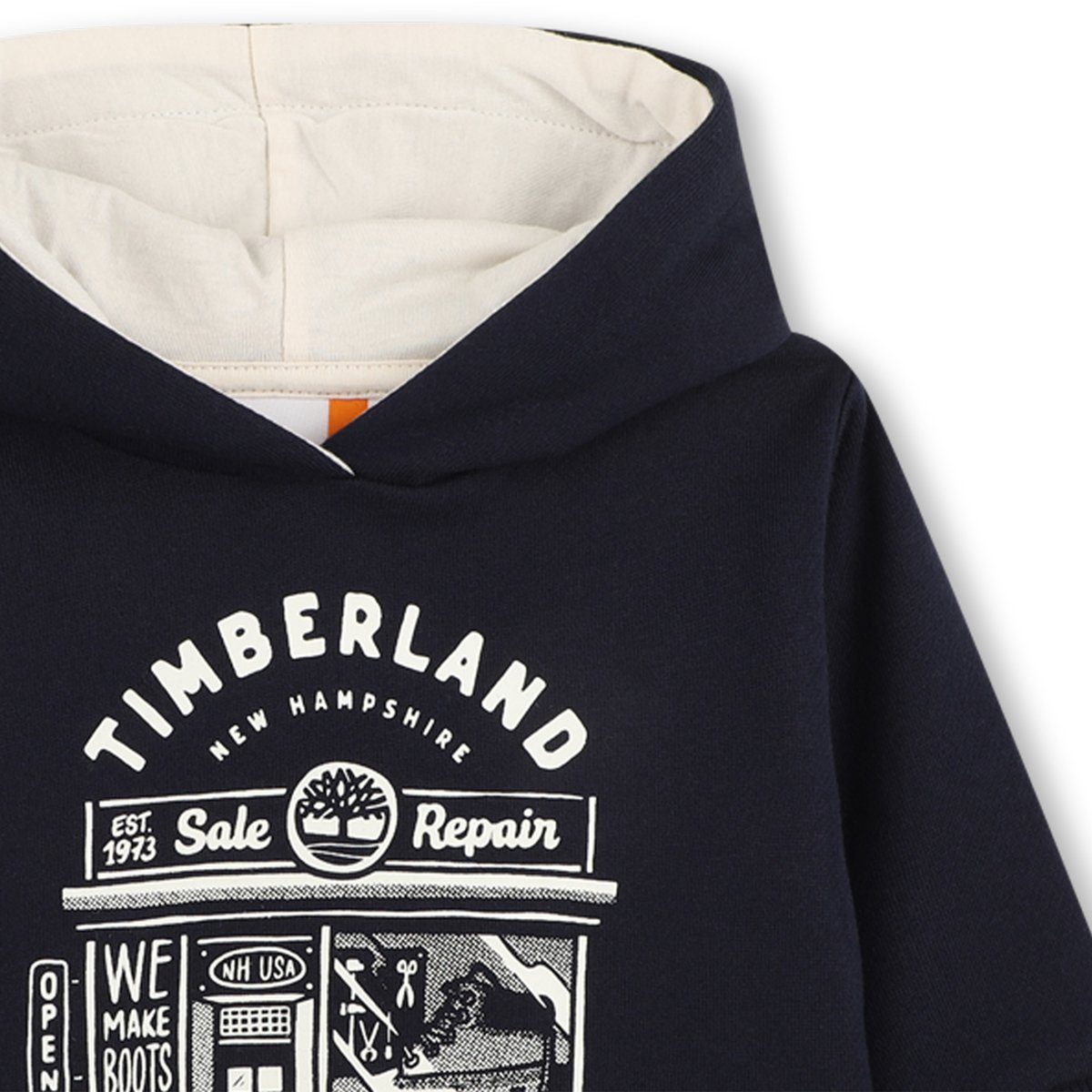 Sweat à capuche bleu cargo, TIMBERLAND