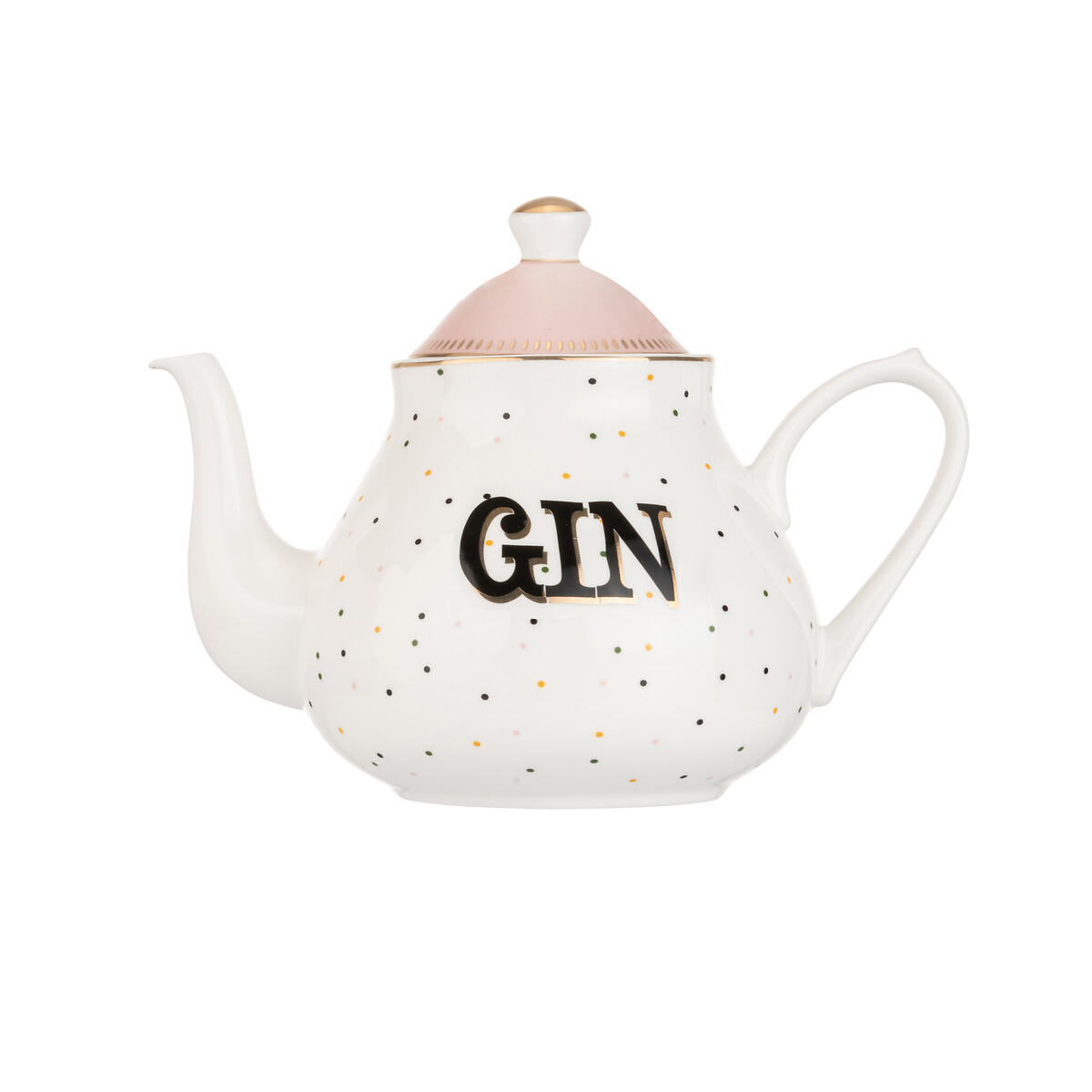 Boozy "Gin" Teapot multi-coloured, YVONNE ELLEN