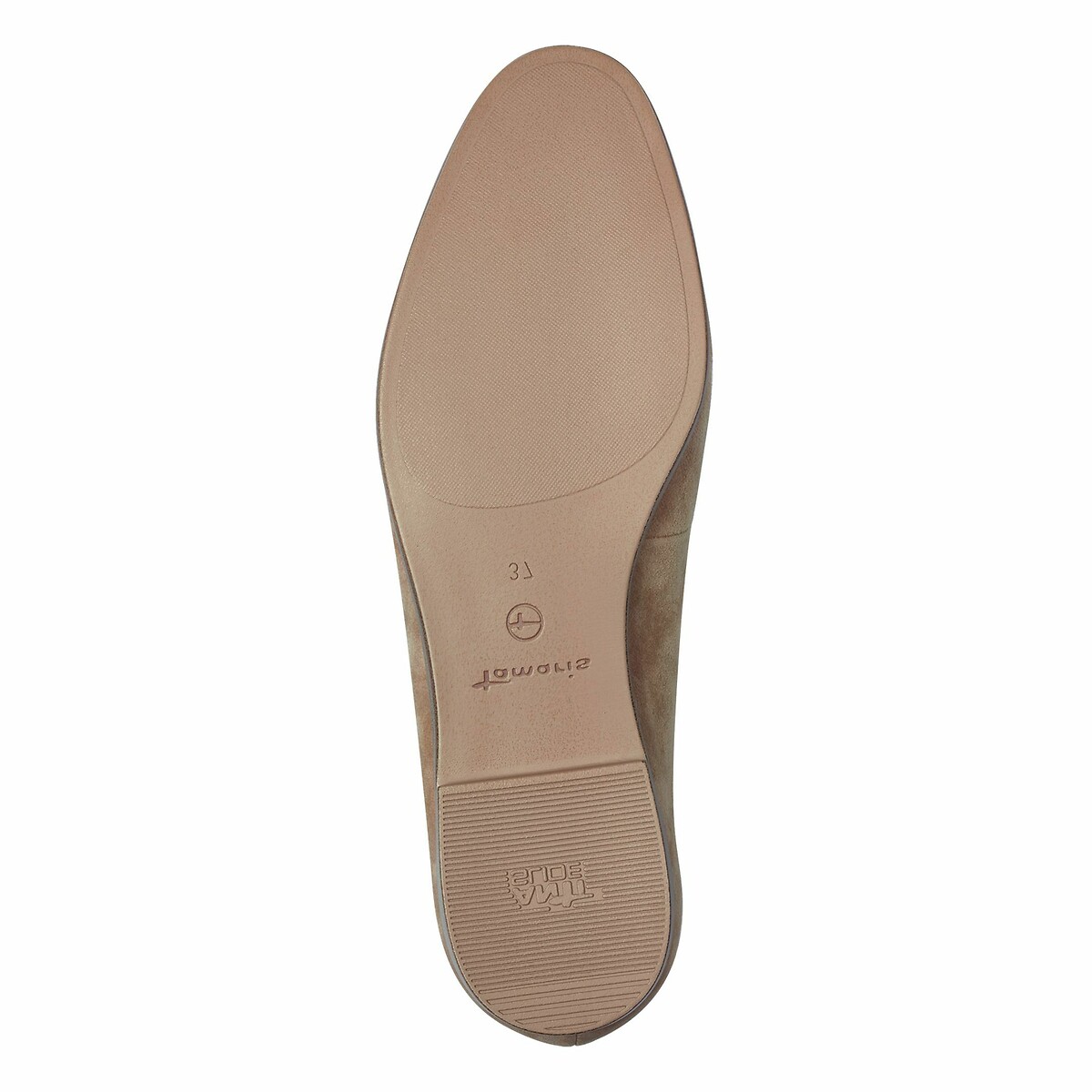 Mocassins en cuir tan, TAMARIS