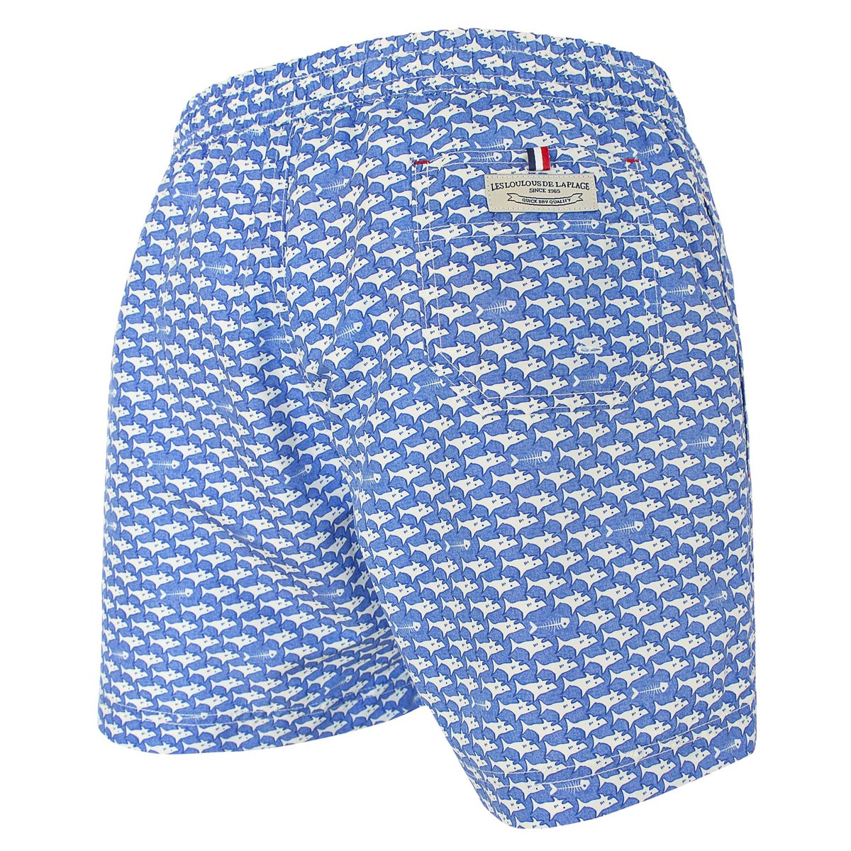 Short de bain MONTAUK 473 Shark bleu, LES LOULOUS DE LA PLAGE
