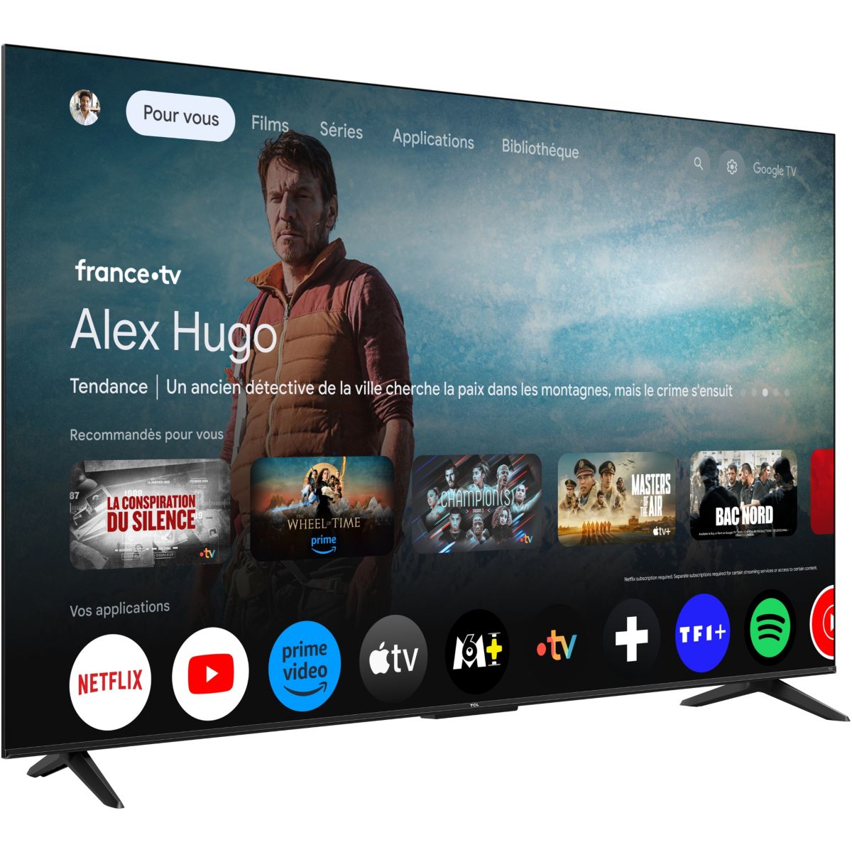 TV QLED 65T69C (2026) 65" (165 cm) couleur unique, TCL