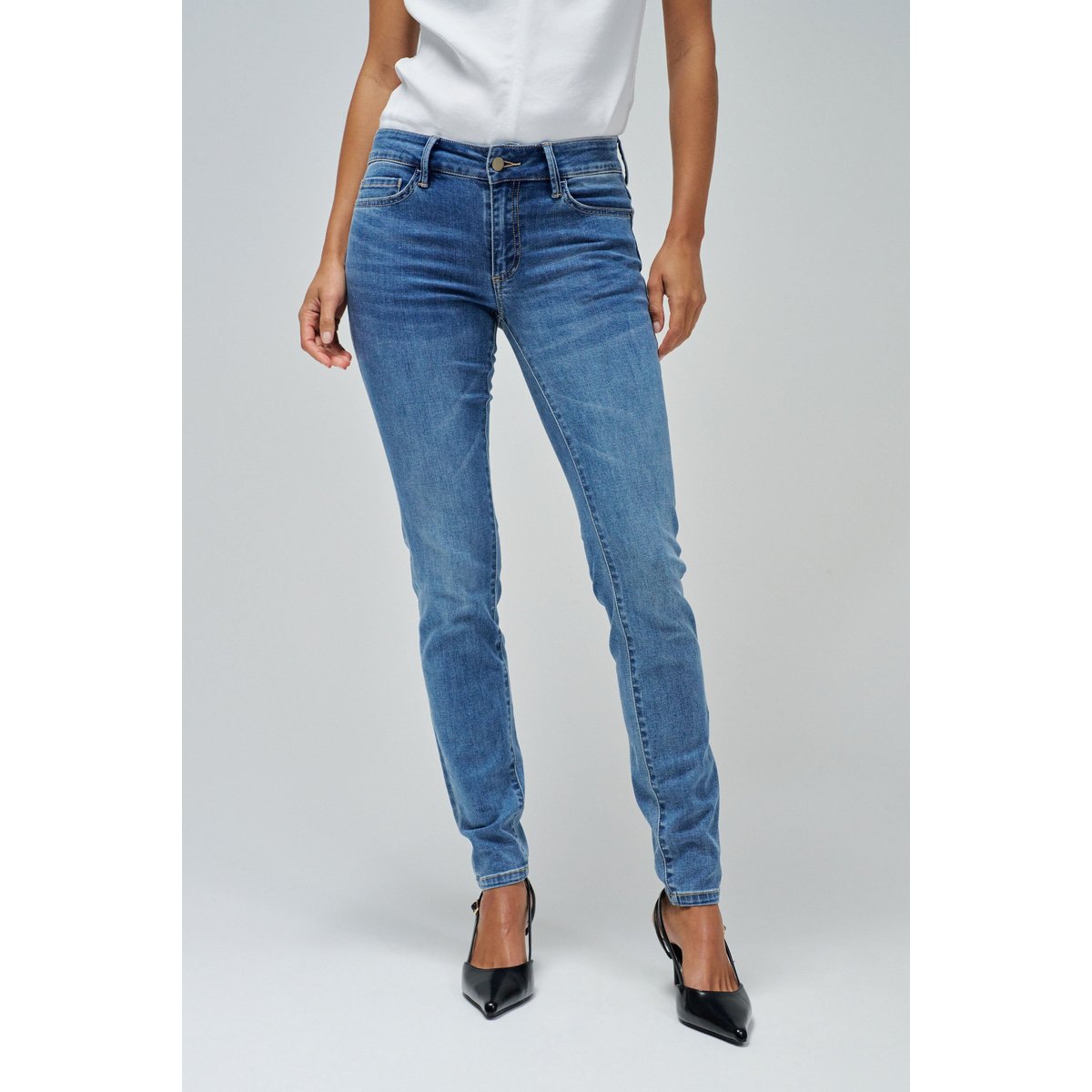 JEAN WONDER PUSH UP SKINNY bleu, SALSA JEANS