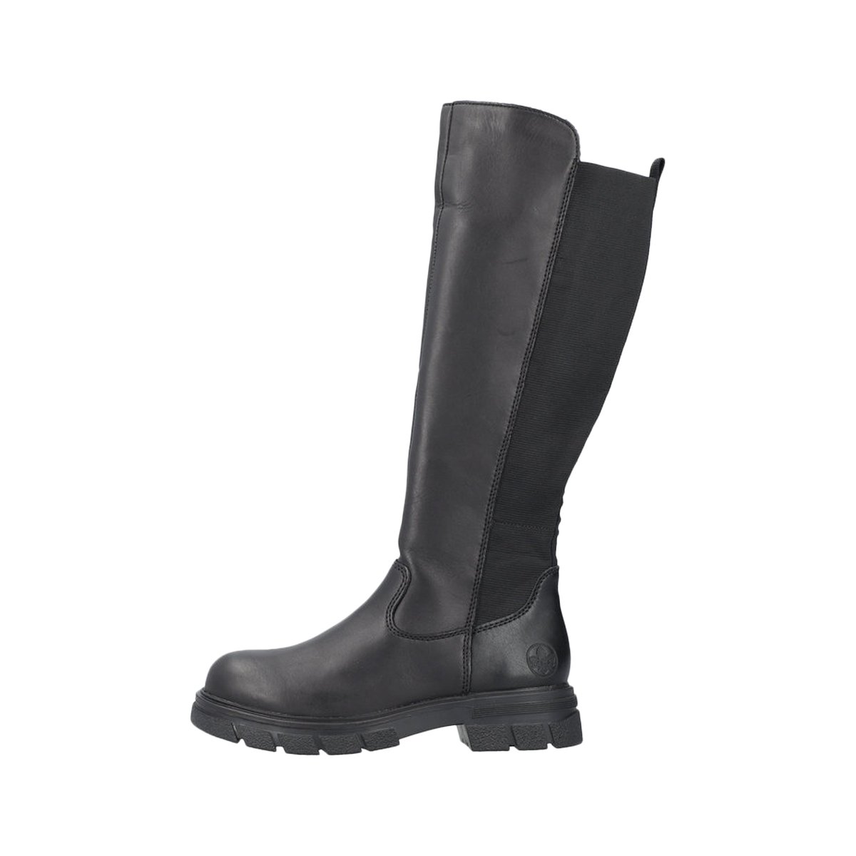 Botte Plate Cuir Turin noir, RIEKER