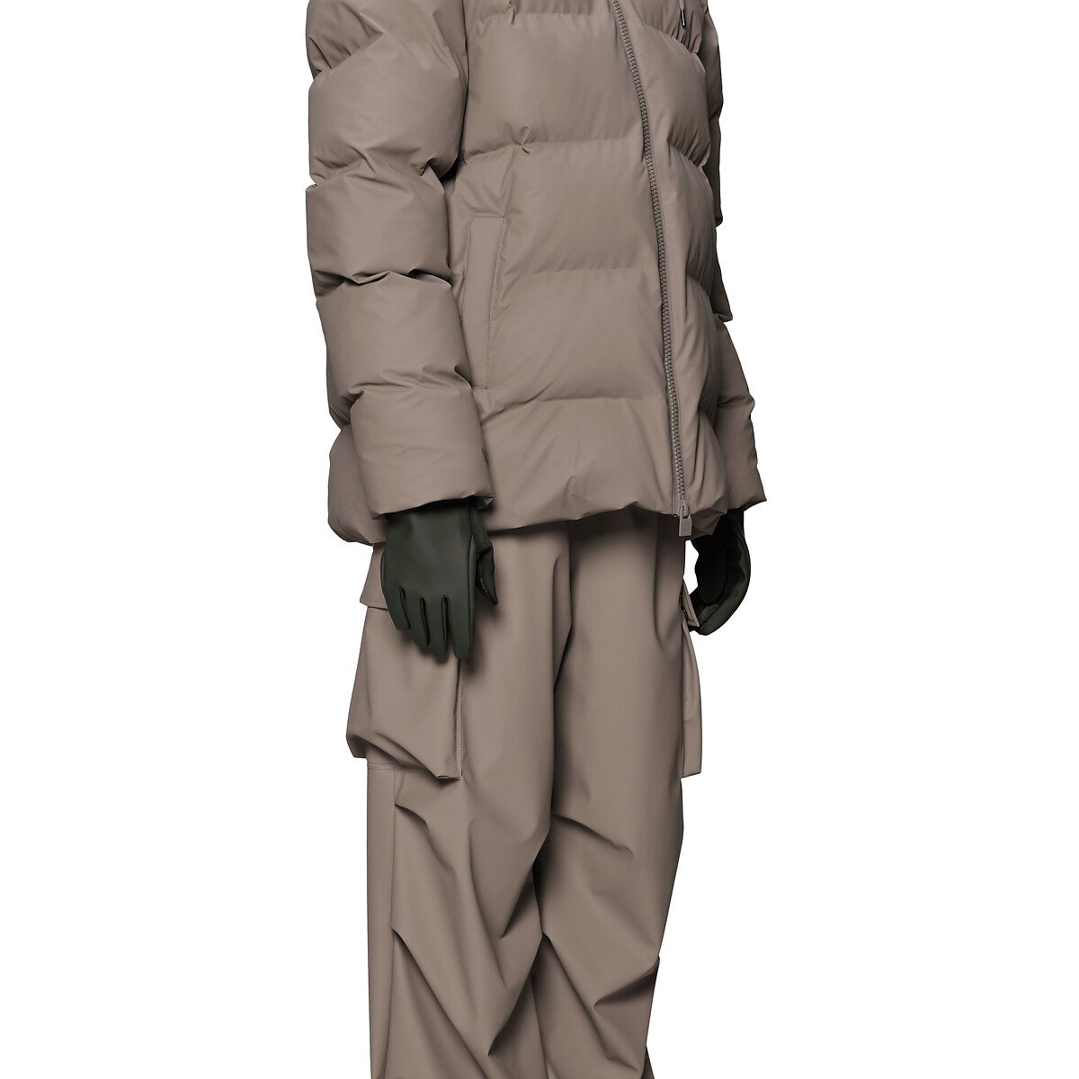 Gants bicolores GLOVES kaki, RAINS