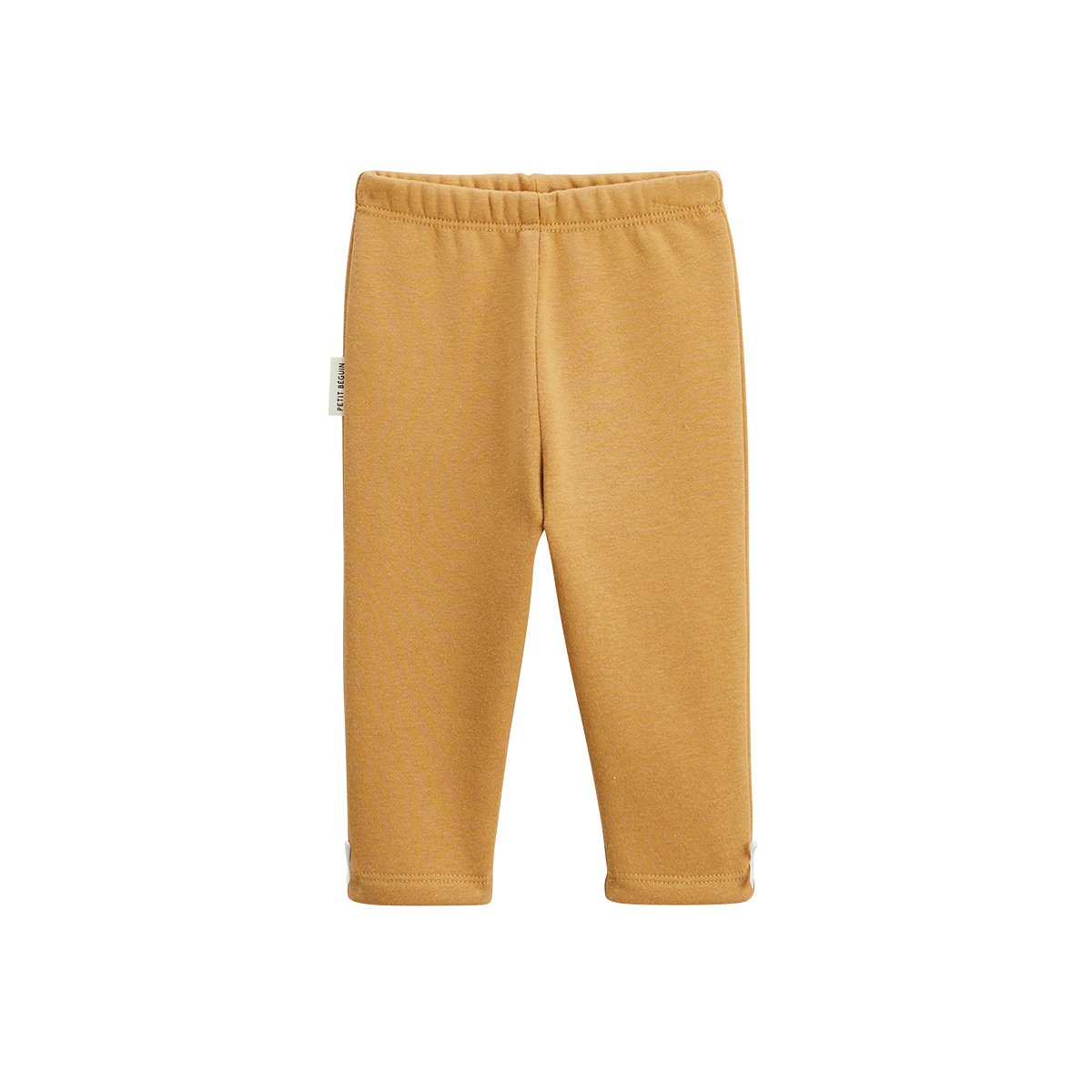 Ensemble bébé robe et legging en molleton Emilie ocre, PETIT BEGUIN