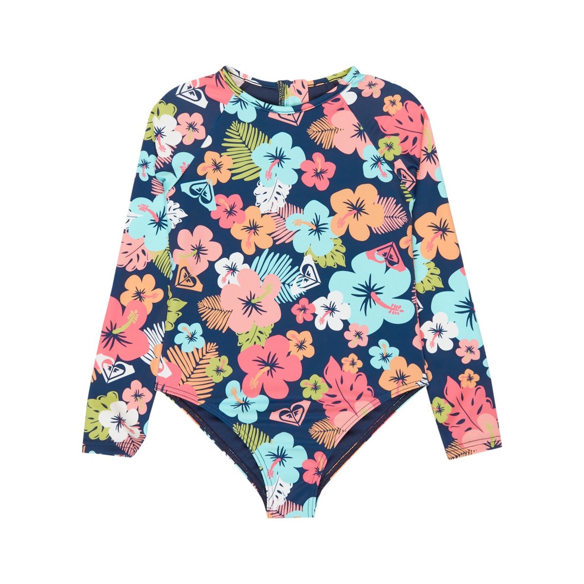 Maillot une pièce manches longues MORNING FLOWER. bleu mood indigo morning flowers tw, ROXY