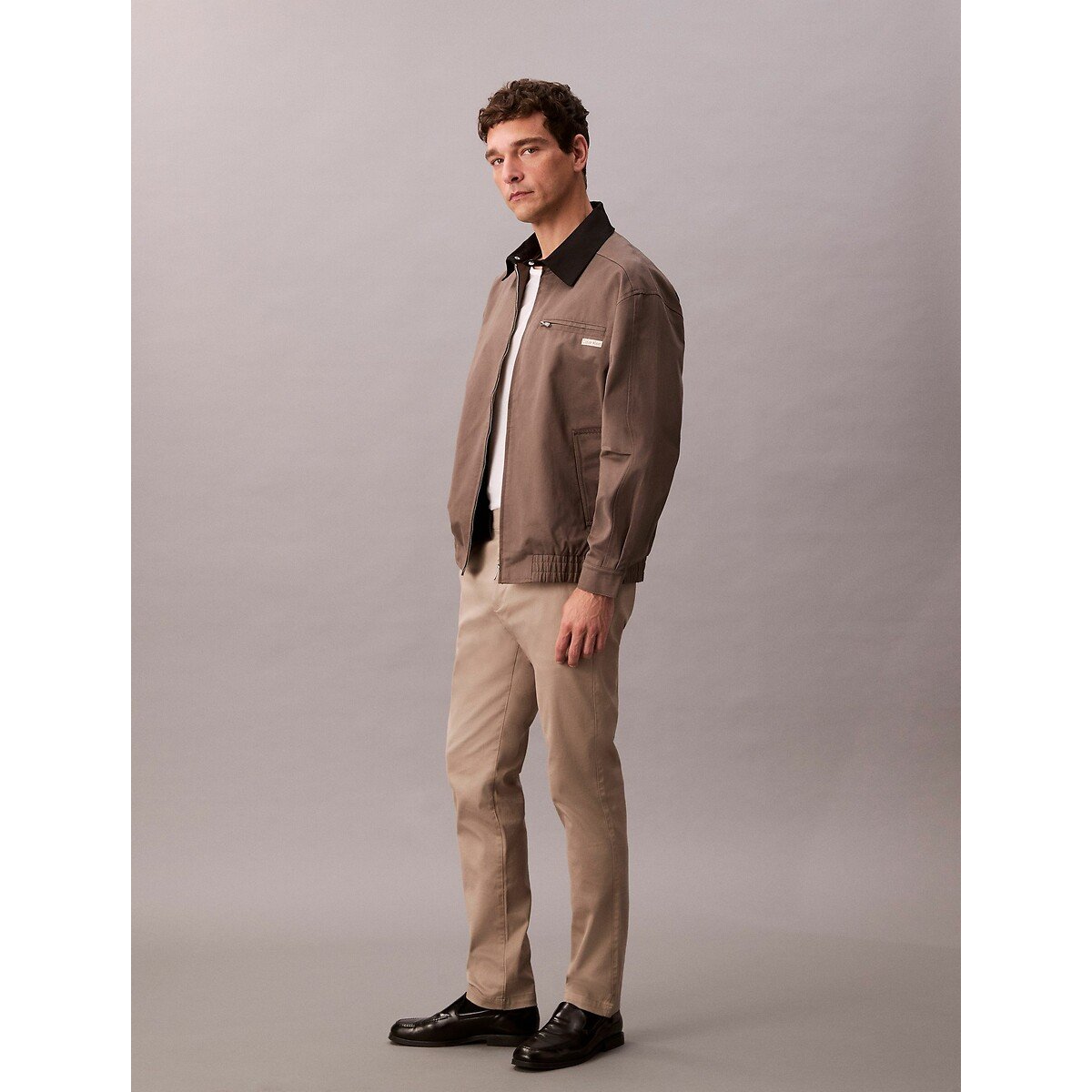 Stretch Cotton Chinos beige, CALVIN KLEIN