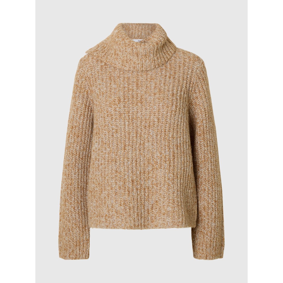 Pull En Maille Épaisse golden brown, SELECTED
