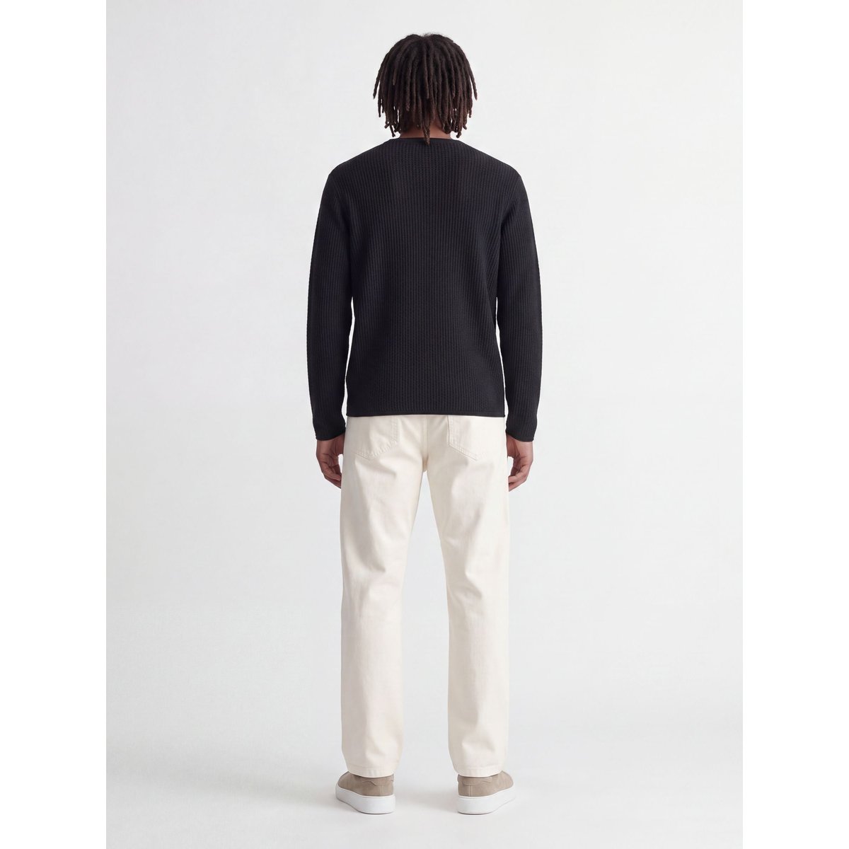 Pull En Maille black 1, JACK & JONES