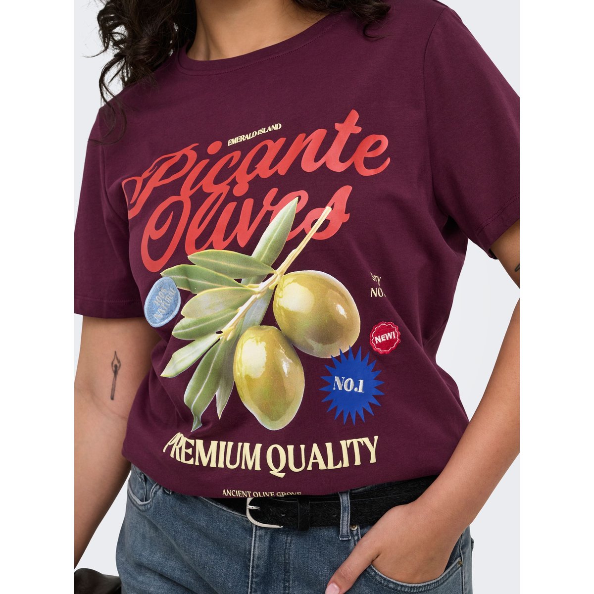 T-Shirt fig, ONLY CARMAKOMA