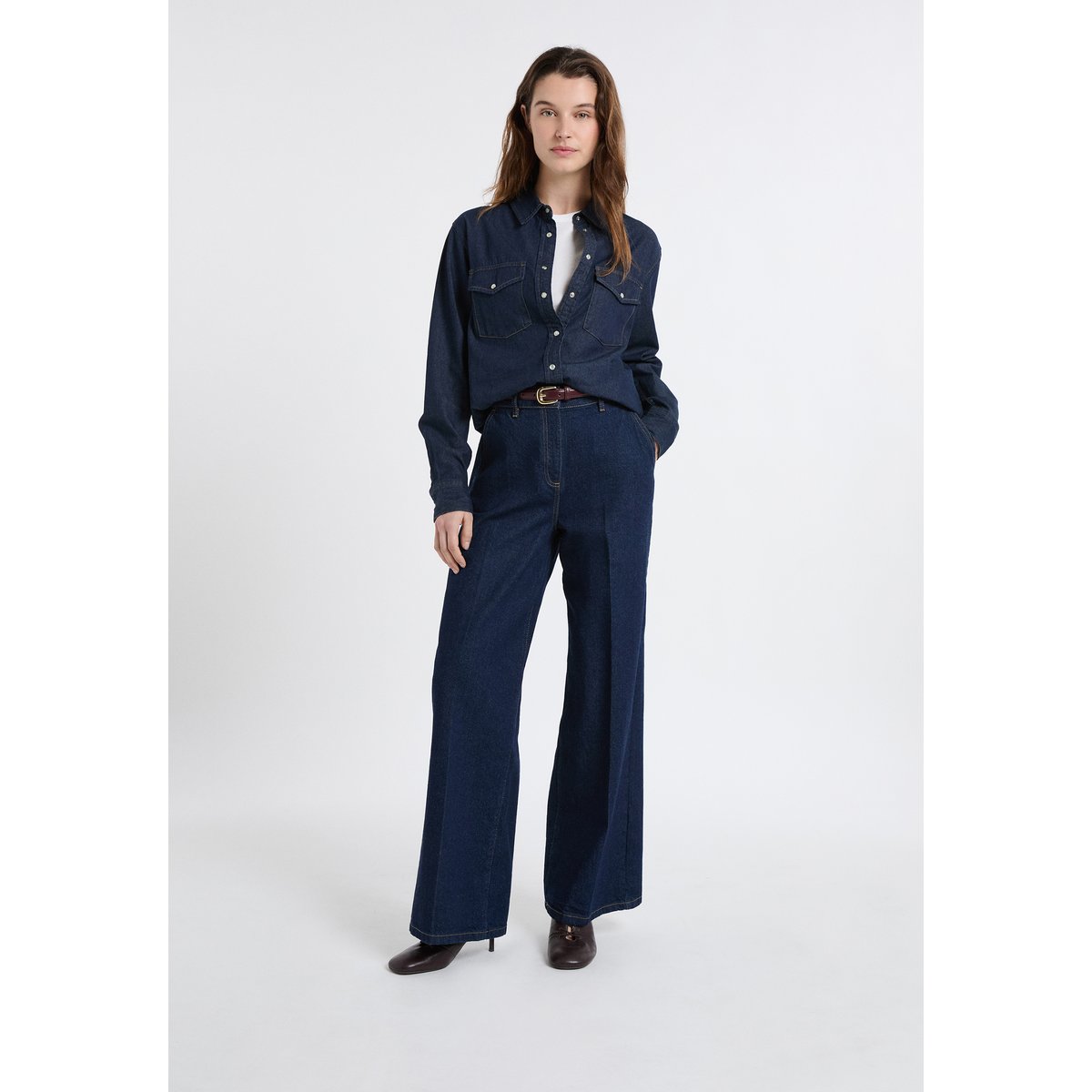 Jean large CLARA jean denim, ETAM