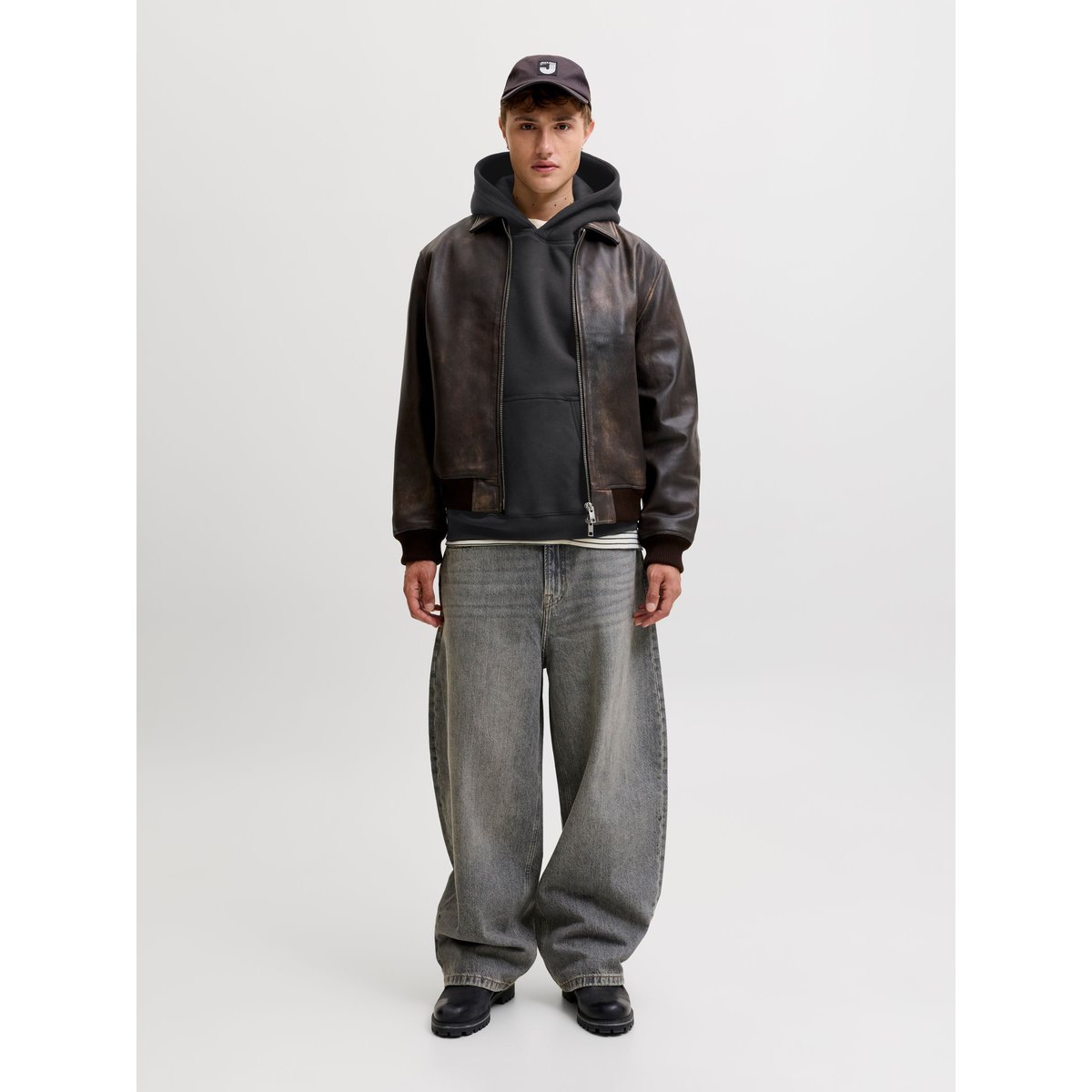 Sweat À Capuche black 1, JACK & JONES