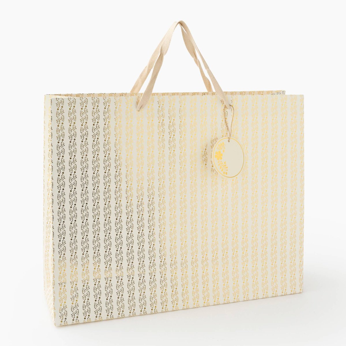Sac cadeau ecru, MONOPRIX