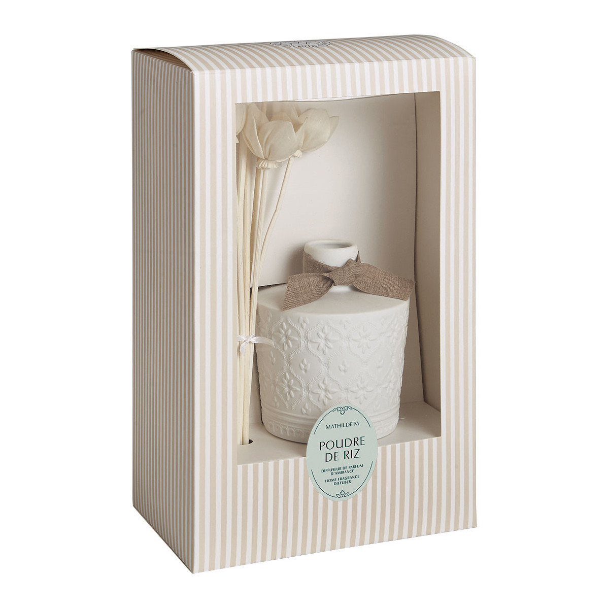 Diffuseur parfum d'ambiance - Poudre de Riz transparent, MATHILDE M