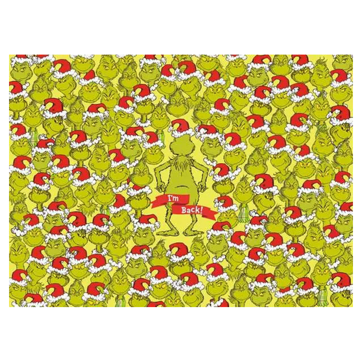 Puzzle 500 pieces - Le Grinch (Challenge Puzzle) couleur unique, RAVENSBURGER