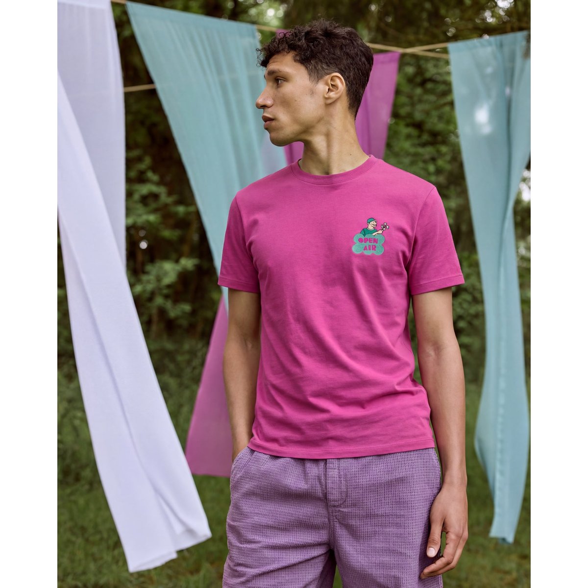T-shirt ARCY fushia, FAGUO