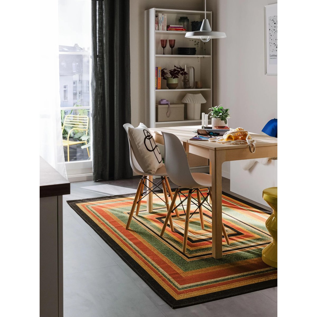 Tapis d'extérieur & intérieur RIA multicouleur, BENUTA 