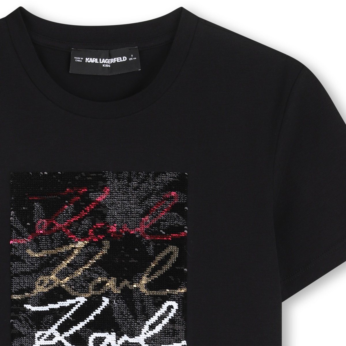 Tee-shirt manches courtes black, KARL LAGERFELD KIDS