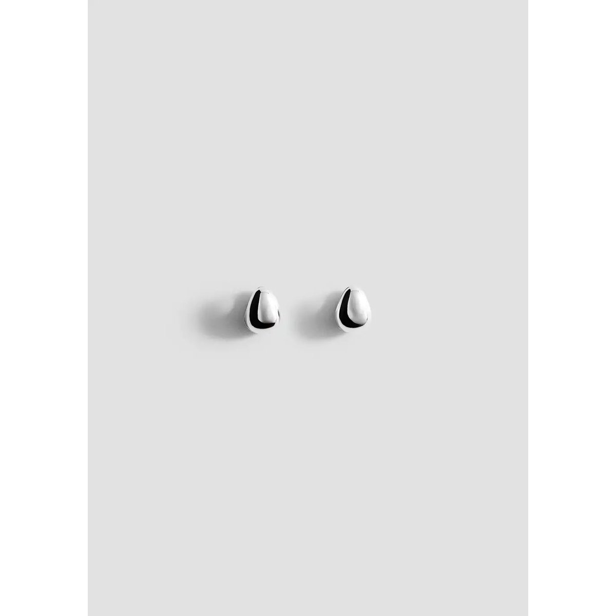 Boucles d'oreilles goutte argent, MANGO