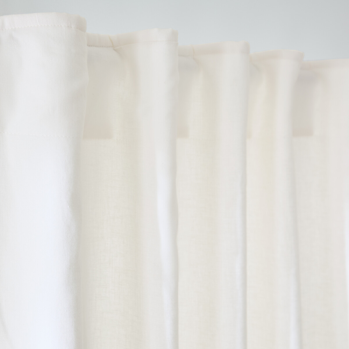 Rideau thermique, lin et coton, à pattes cachées, LINCOT blanc, LA REDOUTE INTERIEURS